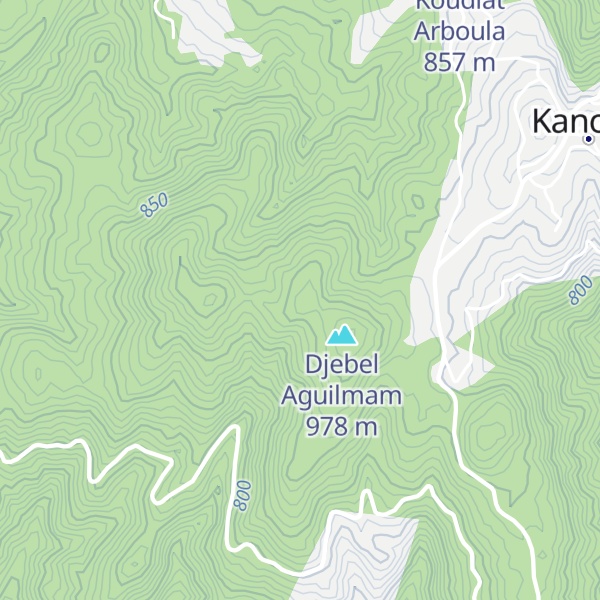 Map of Koudiat Aouinat