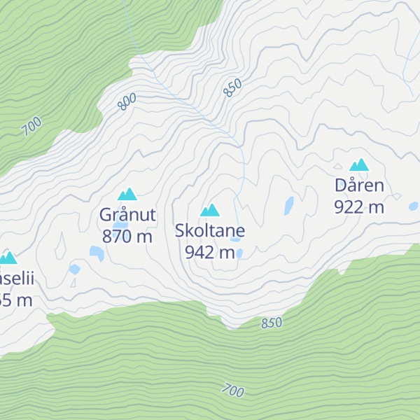 Map of Skoltane