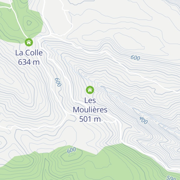 Map of Les Moulières