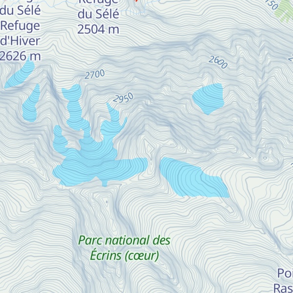 Map of Pointe de Celse Nière