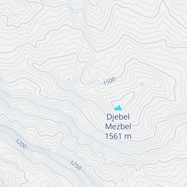 Map of Kef Ifrour