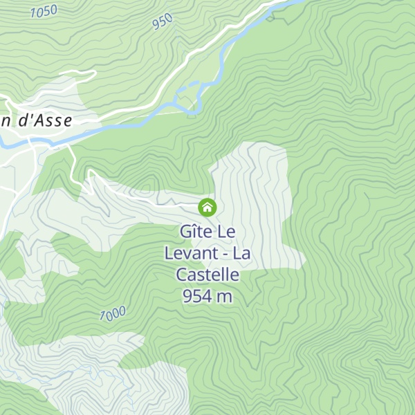 Map of Gîte Le Levant - La Castelle
