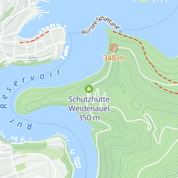 Map of Schutzhütte Weidenauel