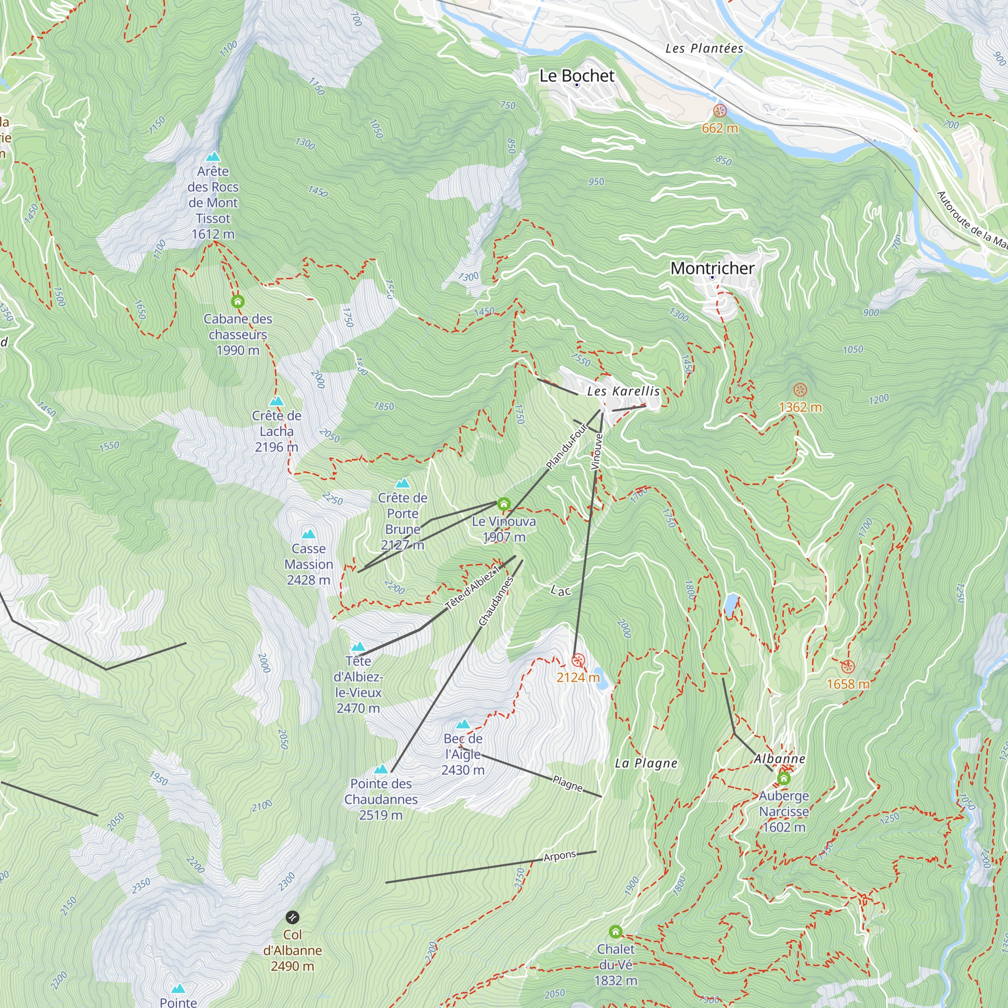 Le Vinouva map