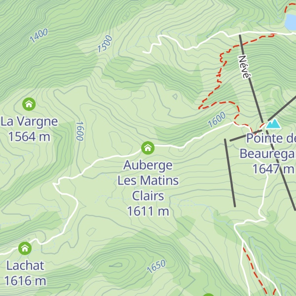 Map of Auberge Les Matins Clairs