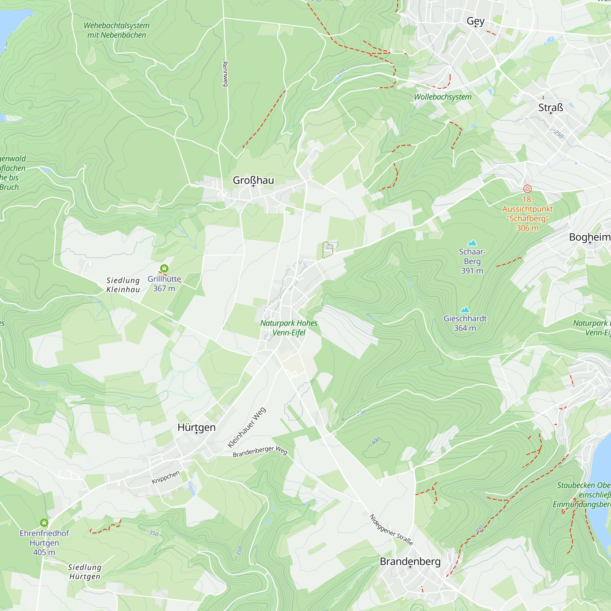 Rheydter Hütte (DAV) map