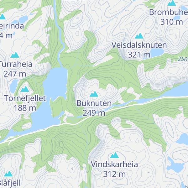 Map of Buknuten