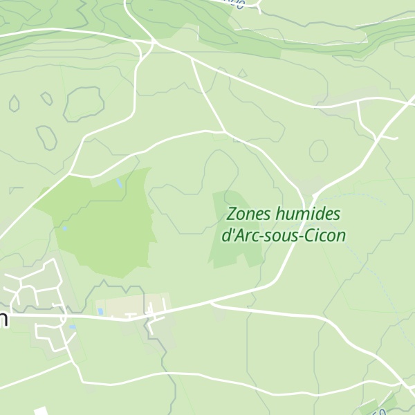 Map of Crêt de la Manche