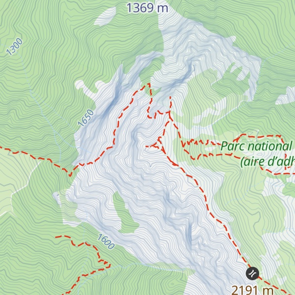 Map of Pic de Morgon