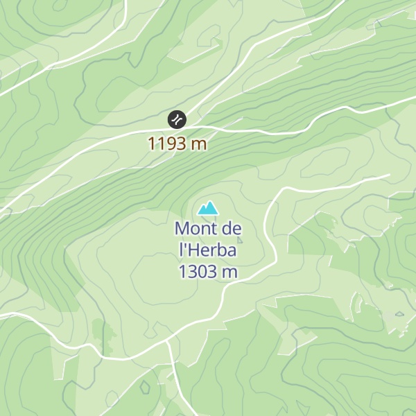 Map of Mont de l'Herba