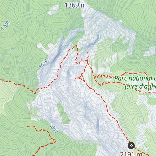 Map of Pic du Morgon