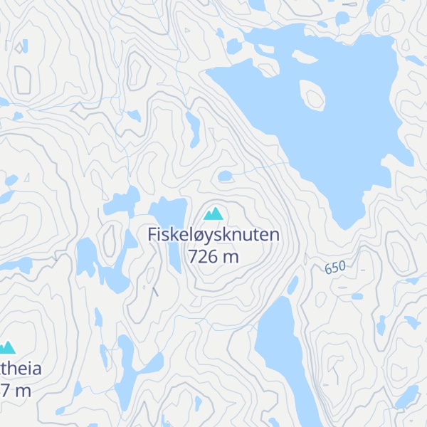Map of Fiskeløysknuten
