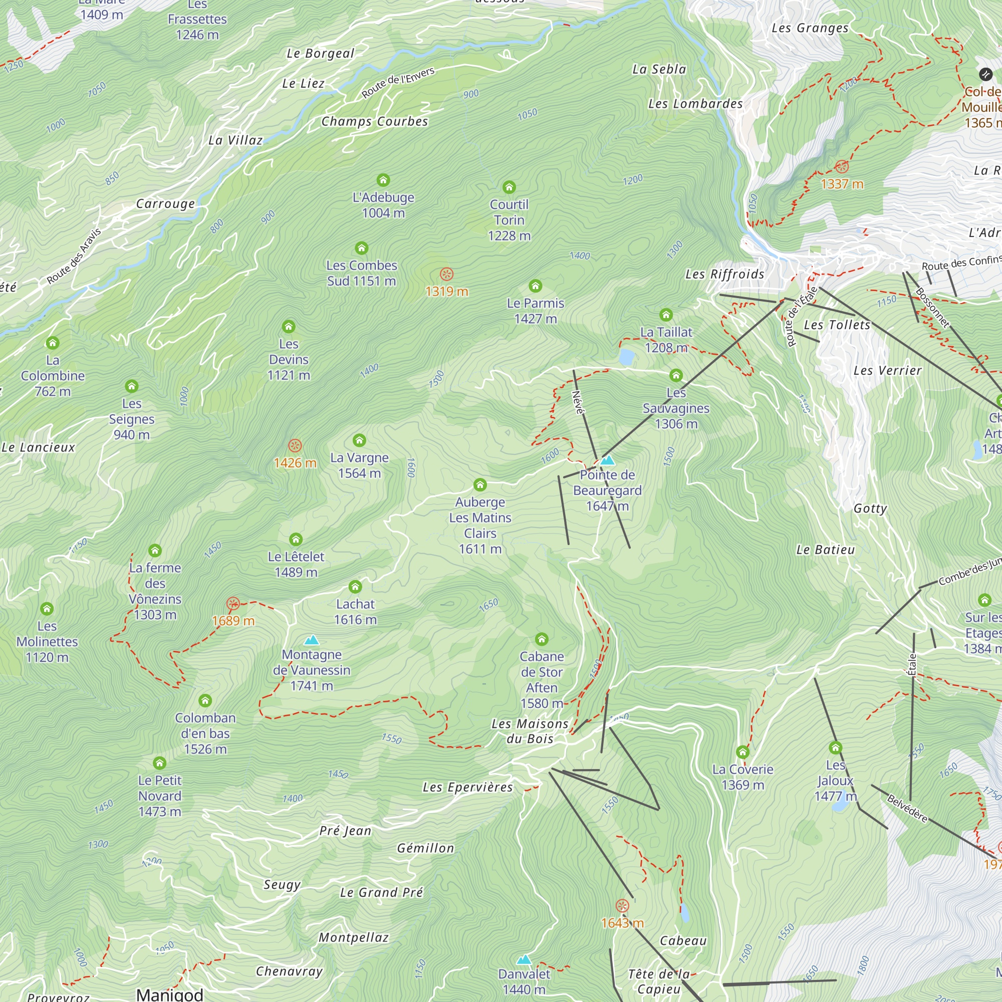 La ferme de Lorette map