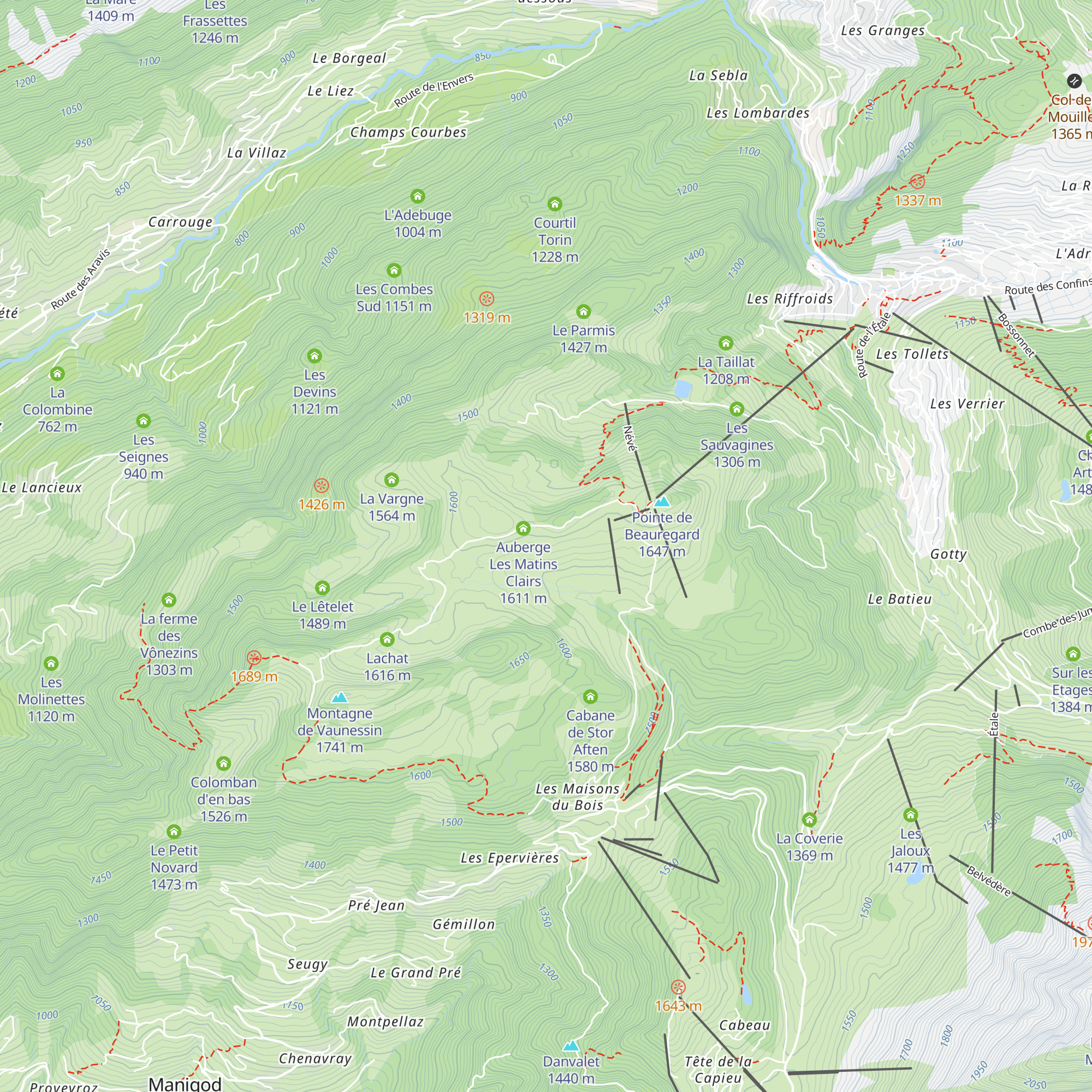 La ferme de Lorette map