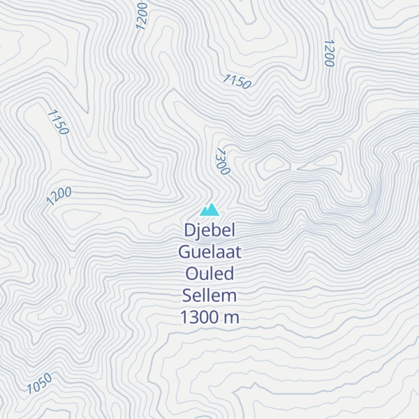 Map of Djebel Guelaat Ouled Sellem