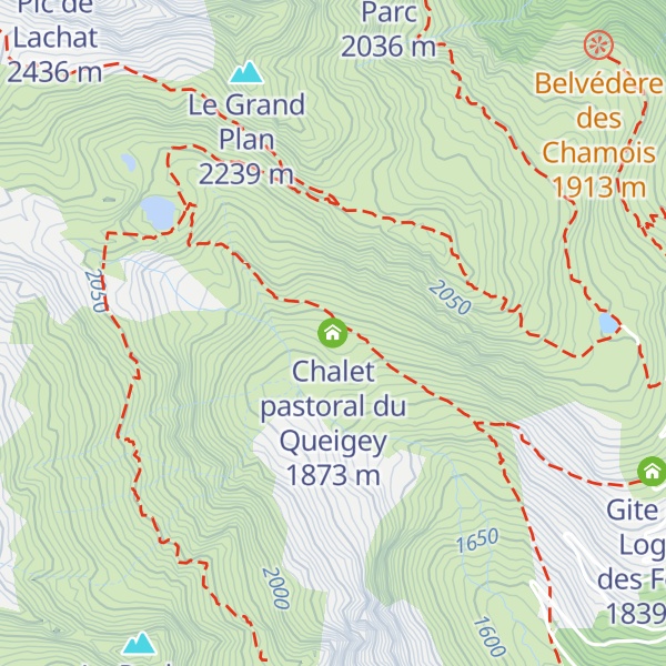 Map of Chalet pastoral du Queigey