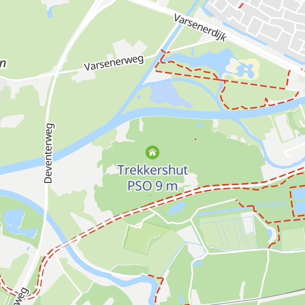 Map of Trekkershut PSO