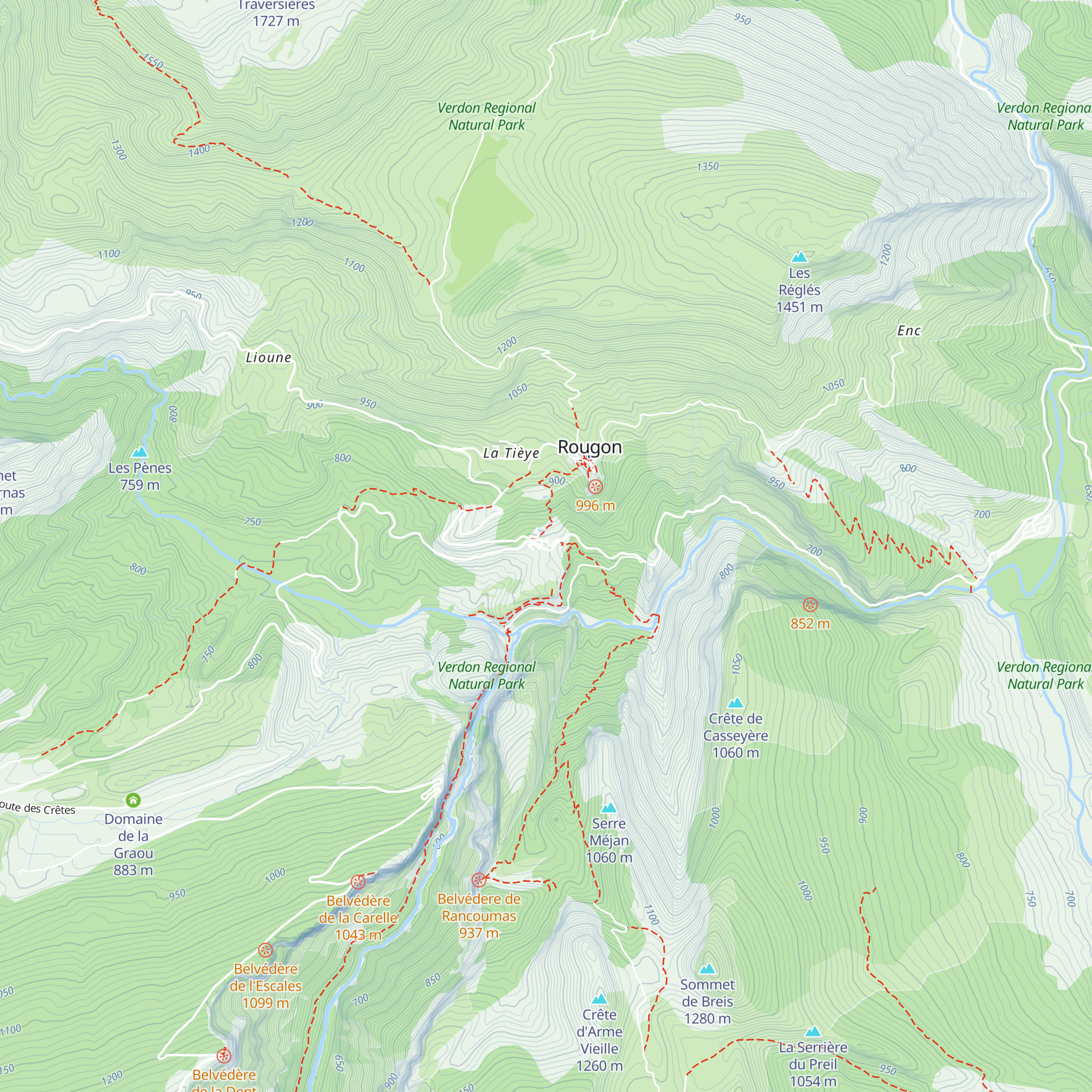 Auberge du point sublime map