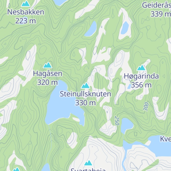 Map of Steinullsknuten