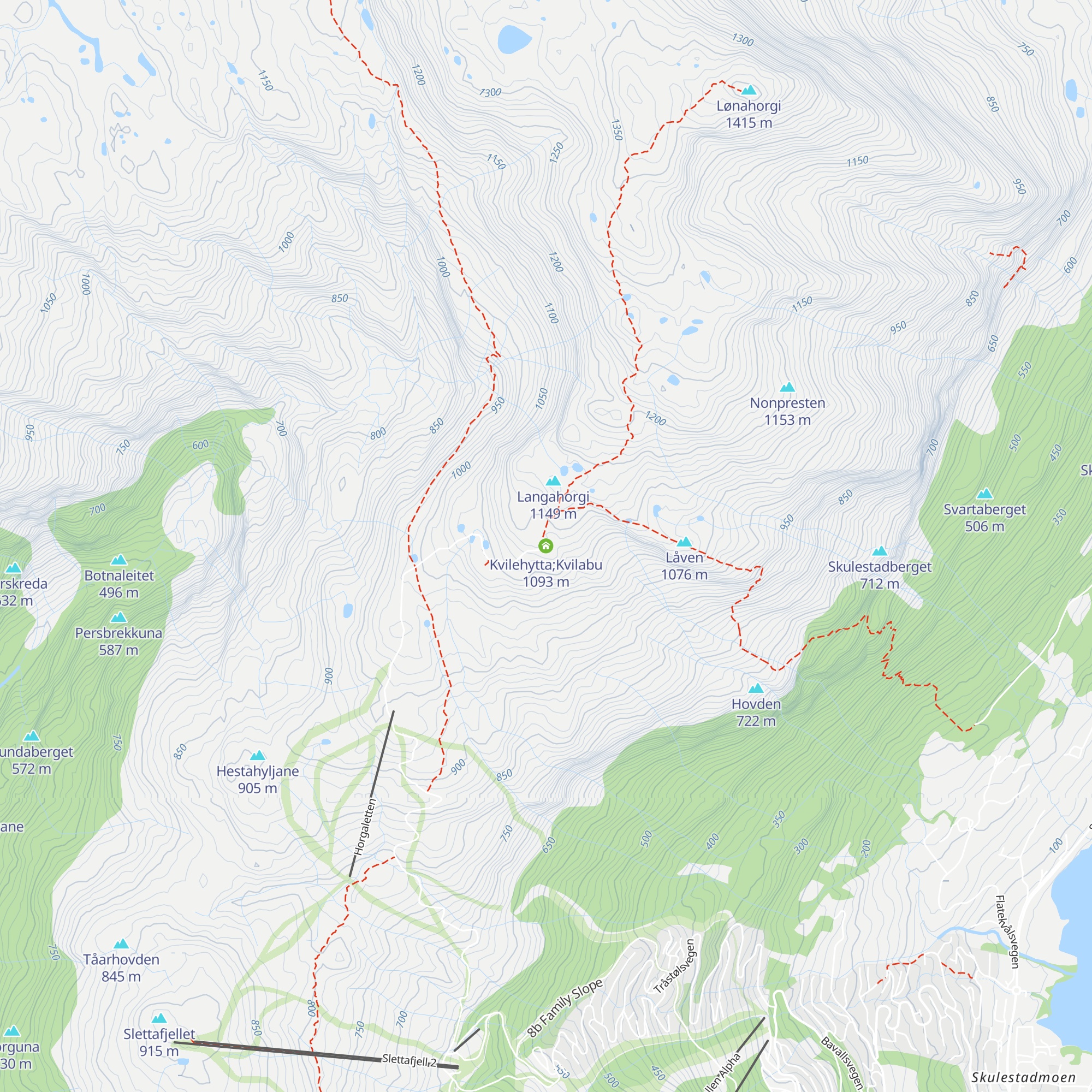 Kvilehytta;Kvilabu map