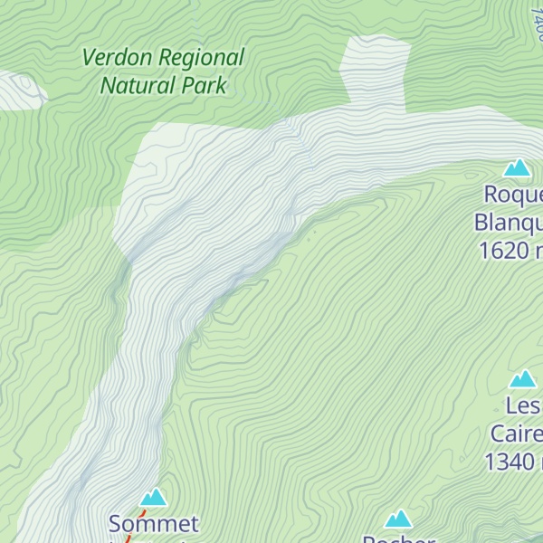Map of Crête de Berbené