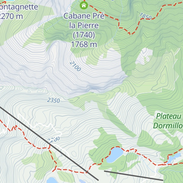 Map of Crête de Gênes