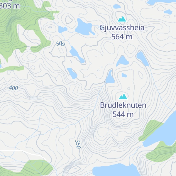 Map of Bjørkeli