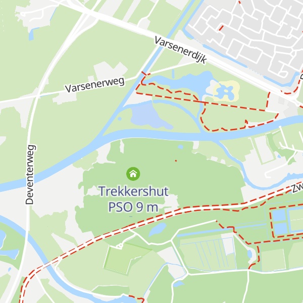 Map of Trekkershut ZV278