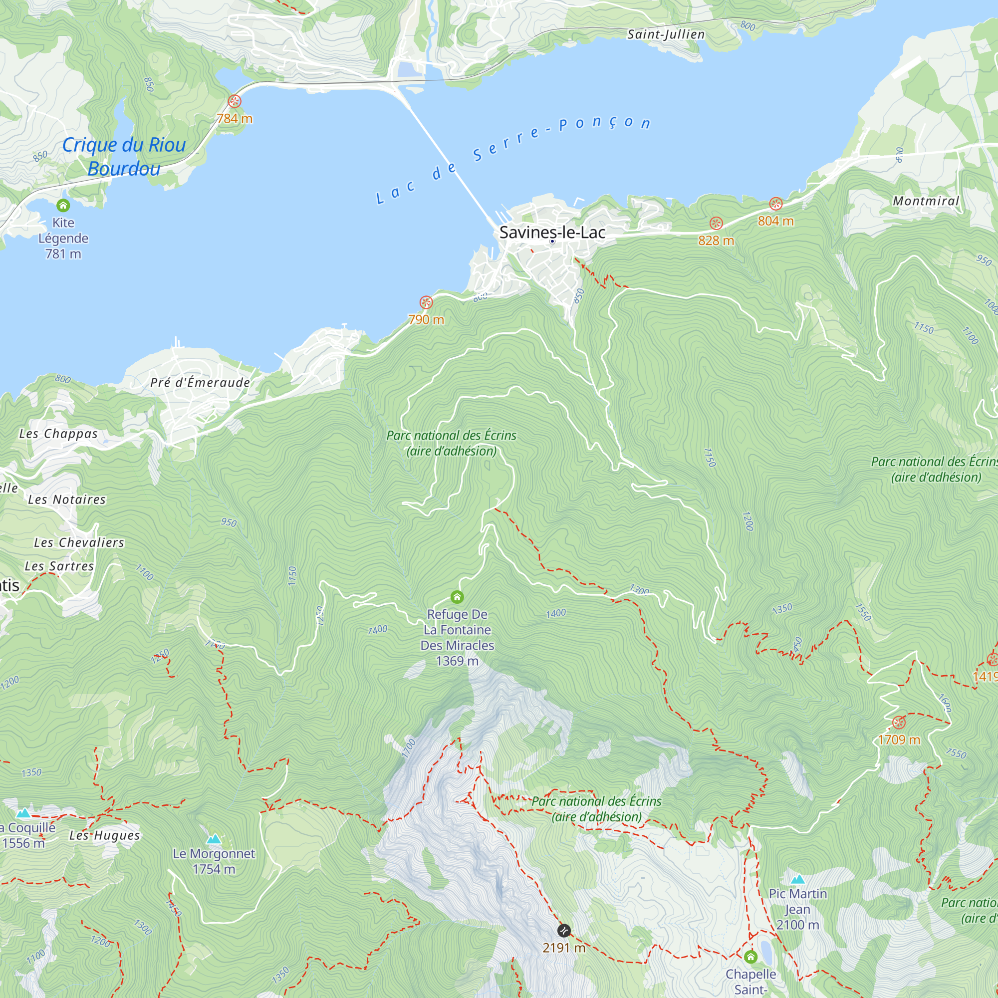 Cabane de Pierre Arnoux map