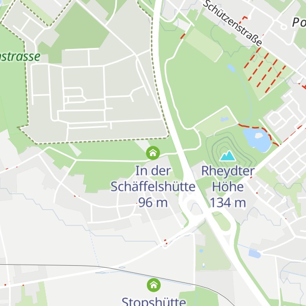 Map of In der Schäffelshütte