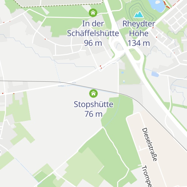 Map of Stopshütte
