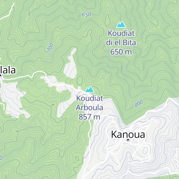 Map of Koudiat Arboula