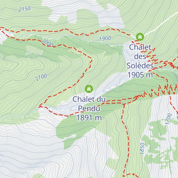 Map of Chalet du Pendu