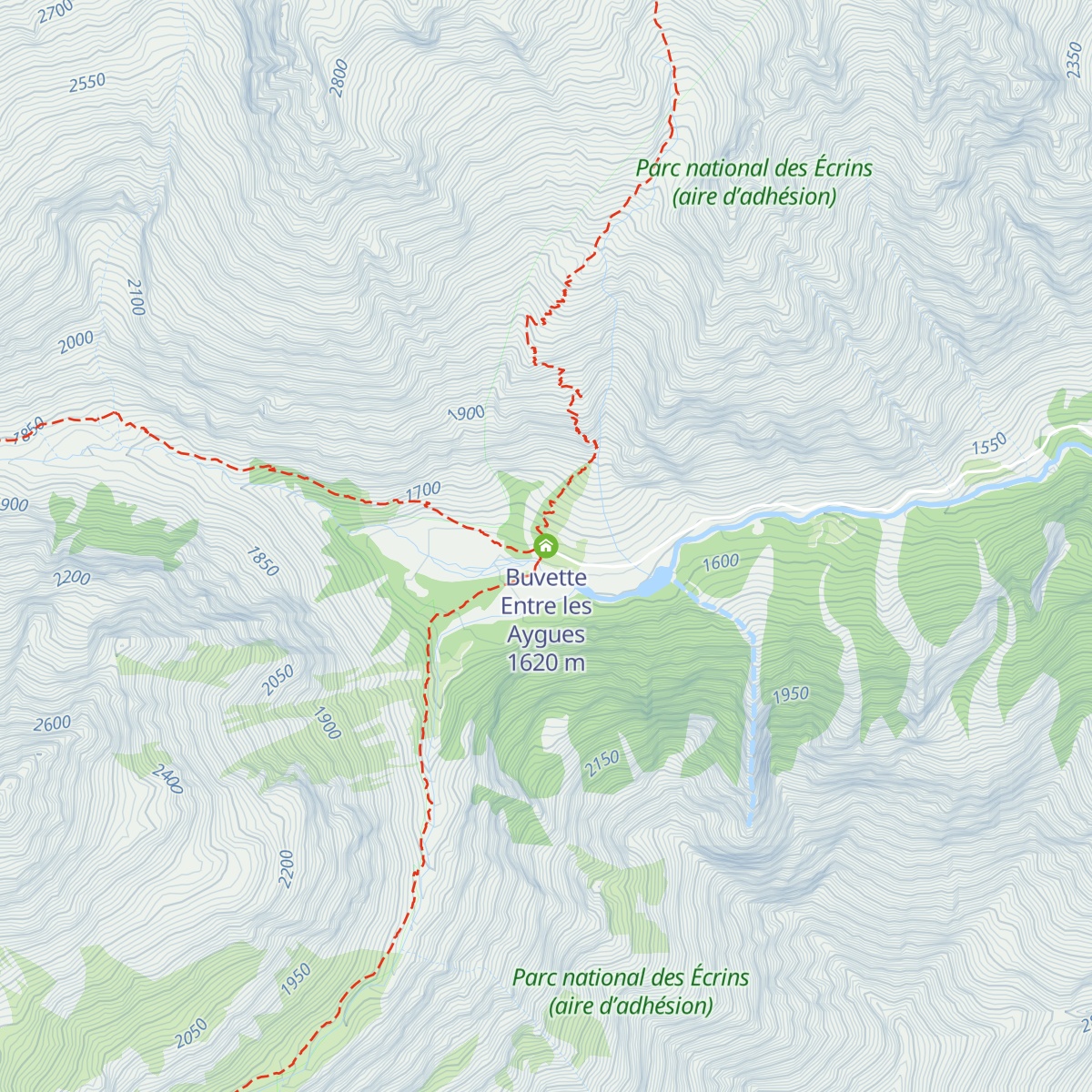 Buvette Entre les Aygues map