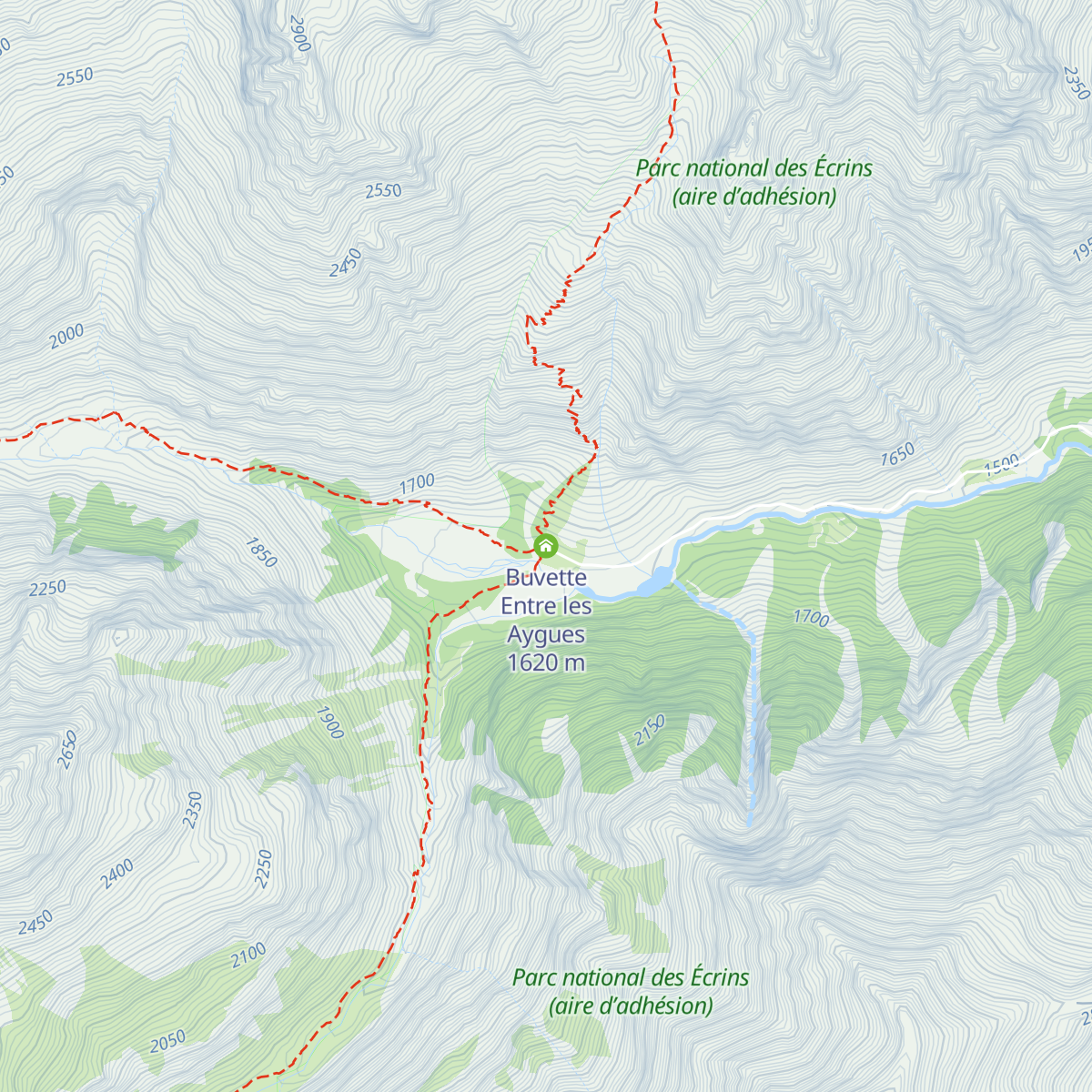 Buvette Entre les Aygues map