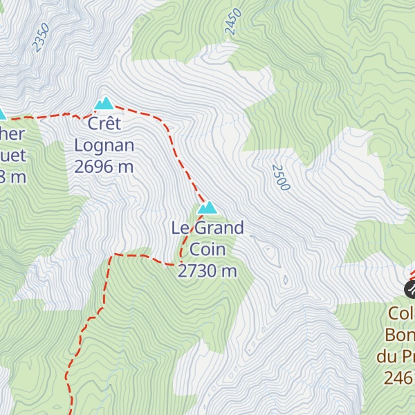 Map of Le Grand Coin