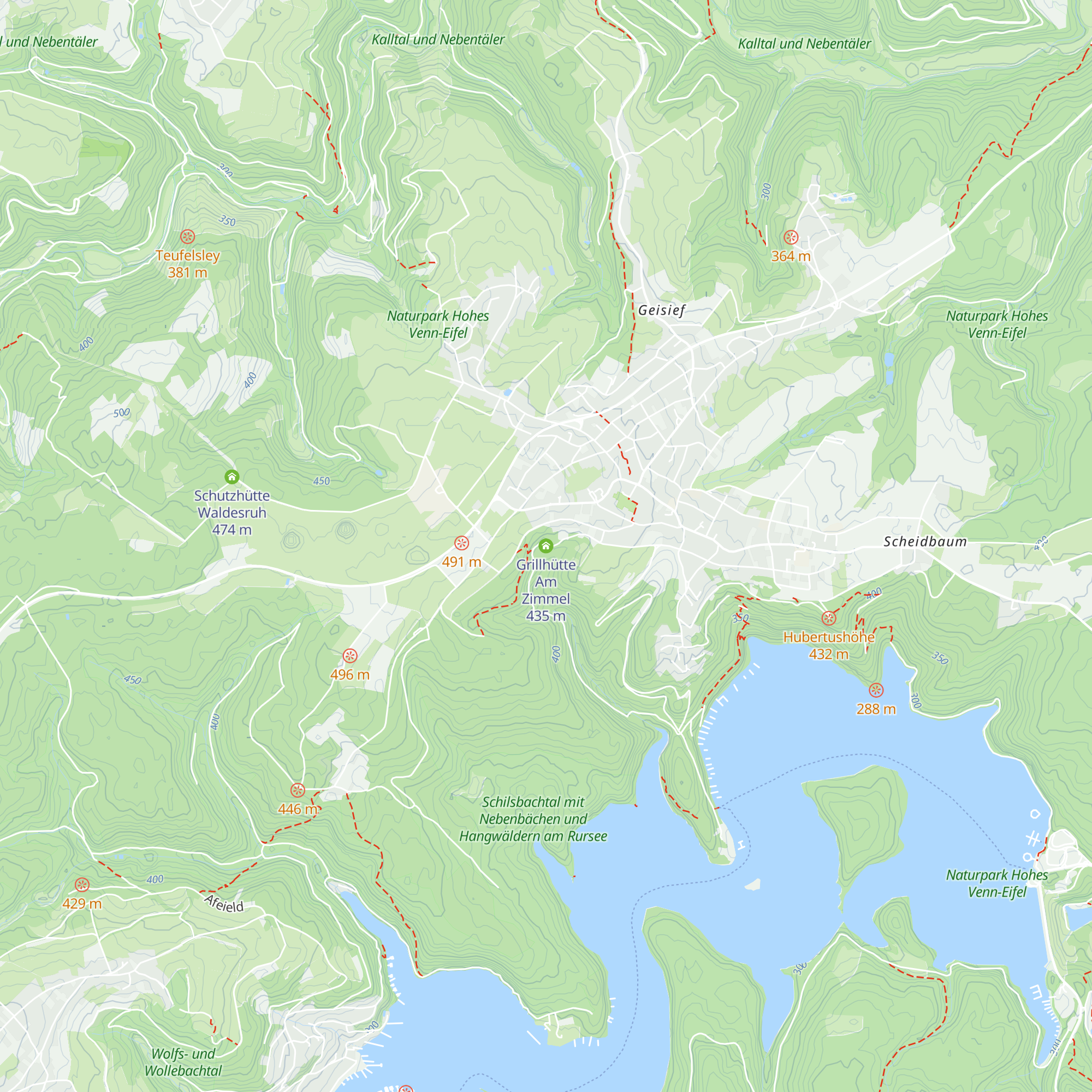 Grillhütte Am Zimmel map