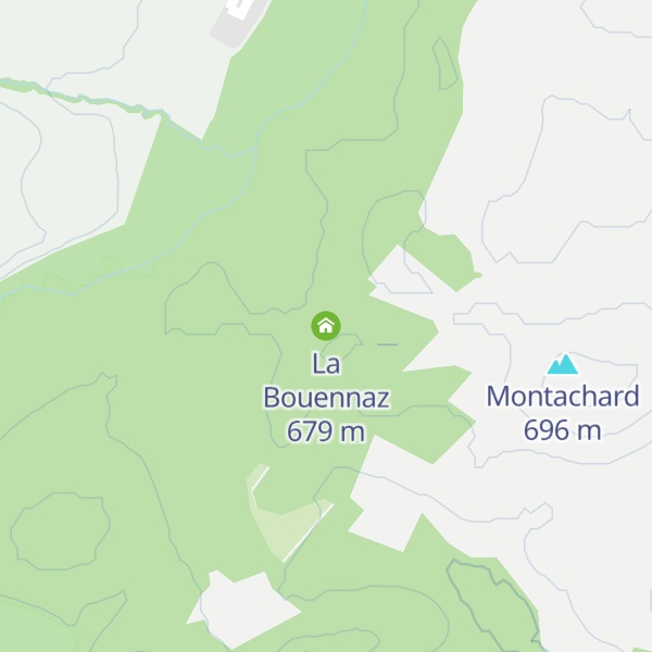 Map of La Bouennaz