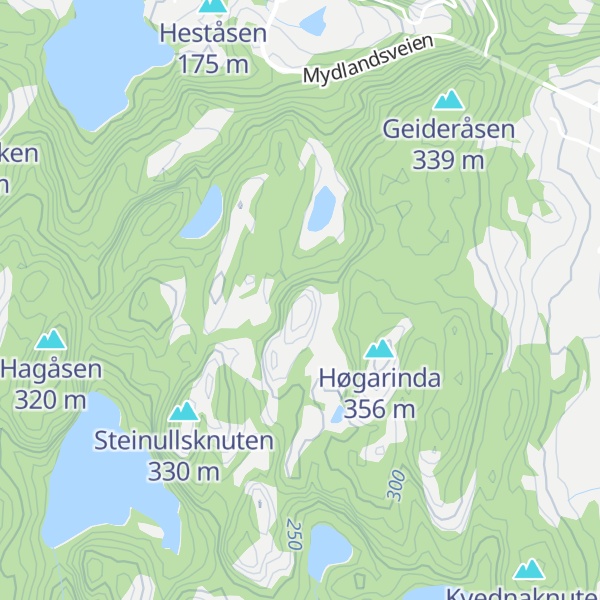 Map of Valkleivknuten