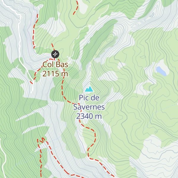 Map of Pic de Savernes