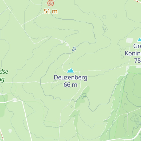 Map of Deuzenberg