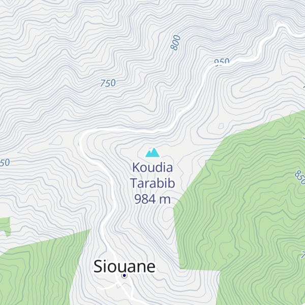 Map of Koudia Tarabib
