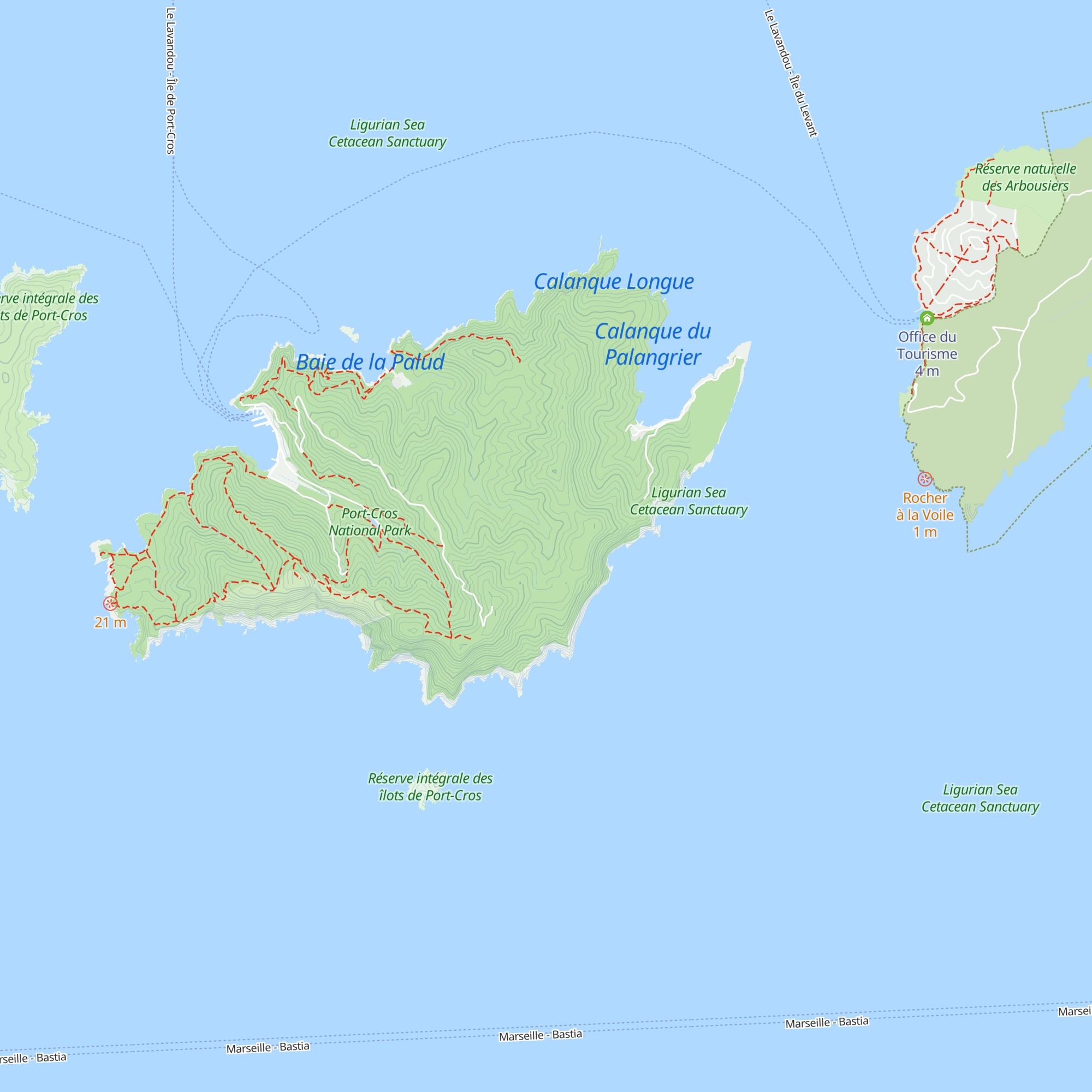 La Sardinière map