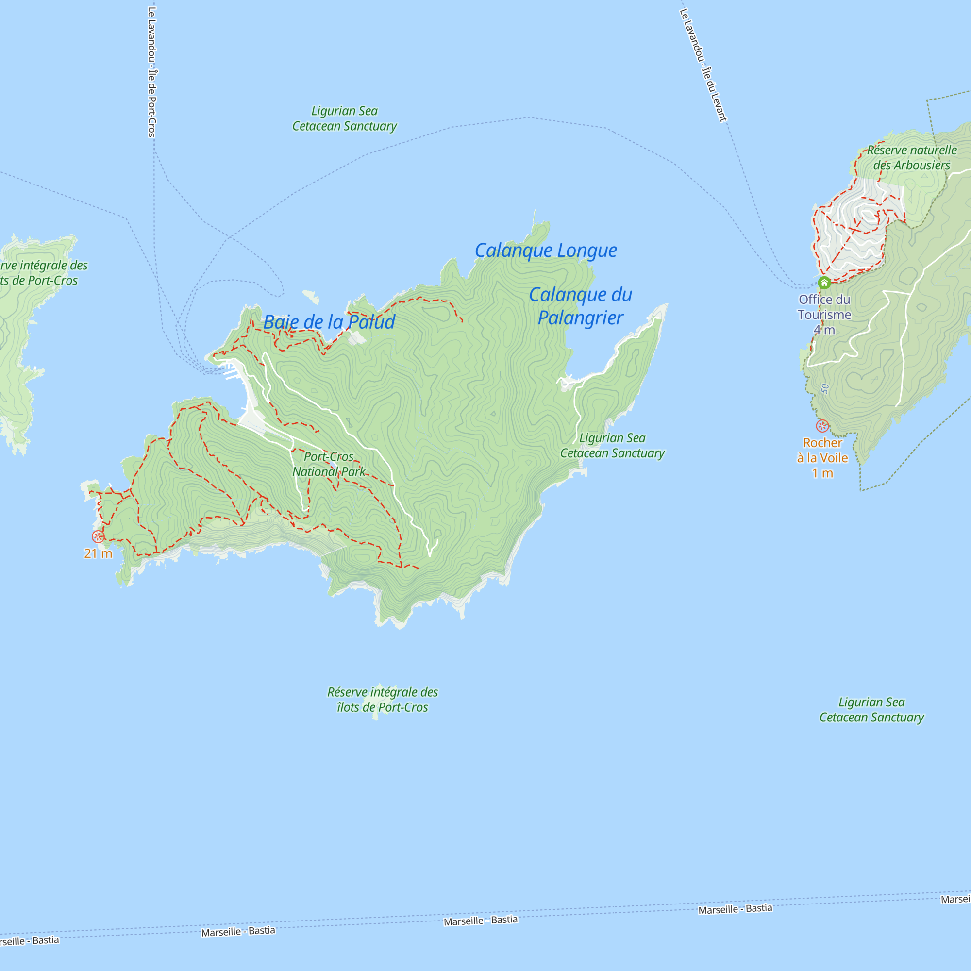 La Sardinière map