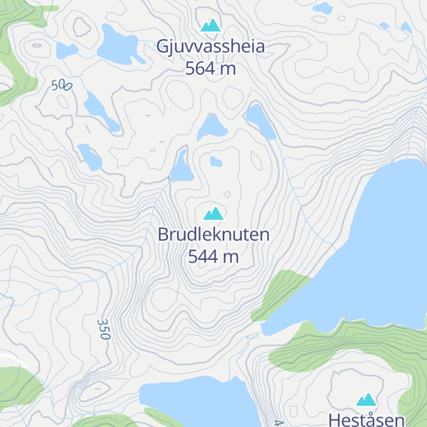 Map of Brudleknuten