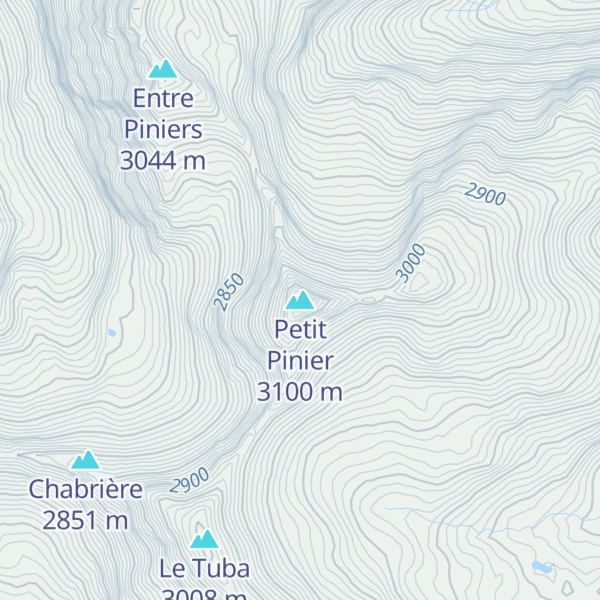 Map of Petit Pinier