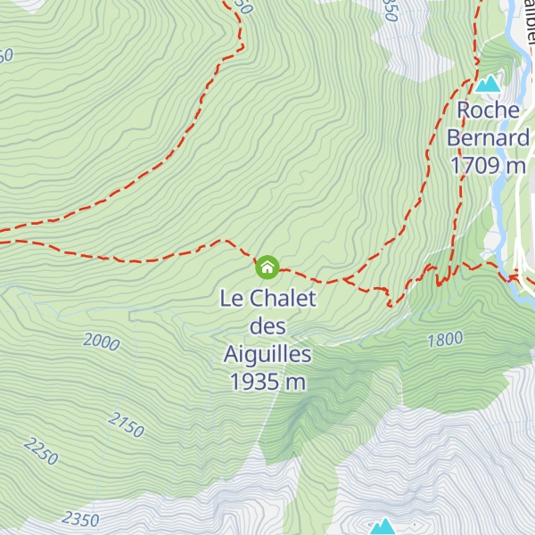 Map of Le Chalet des Aiguilles