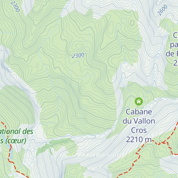 Map of Cabane de Chapeau Roux