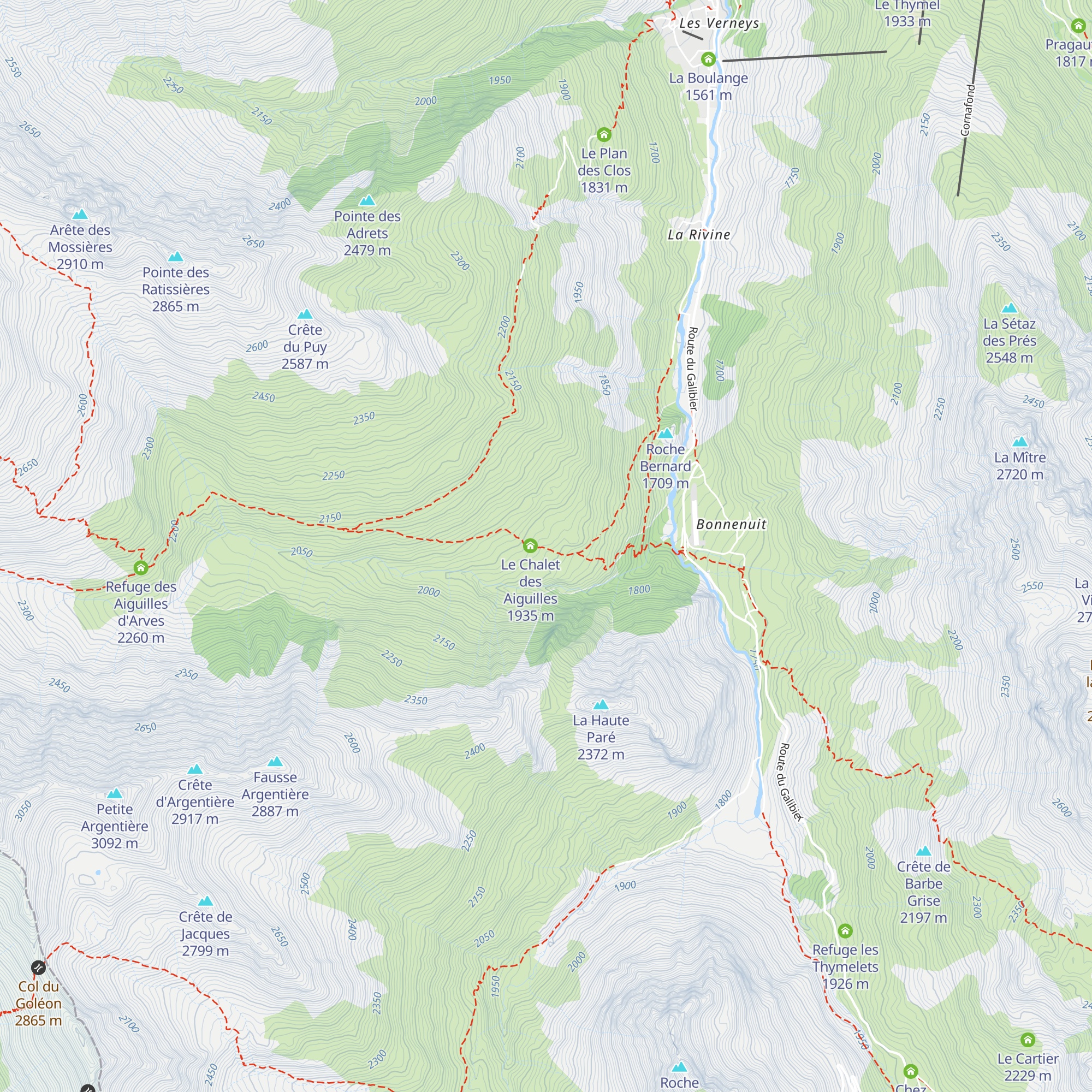 L'aber de la Marmotte map