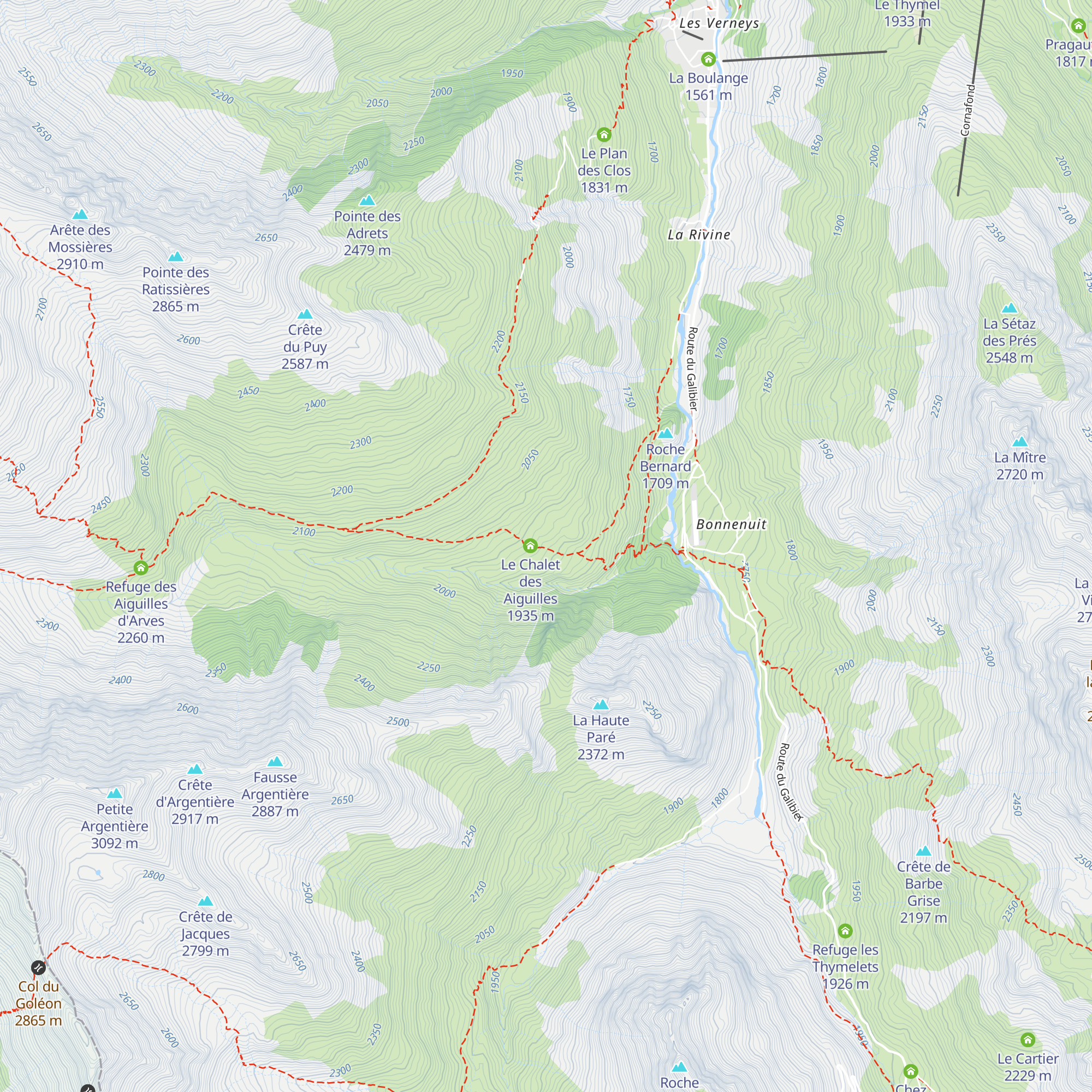 L'aber de la Marmotte map